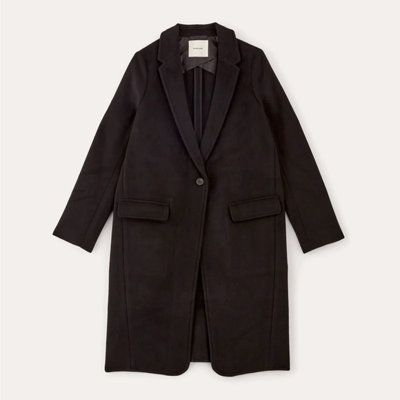 Everlane The Topcoat in Wool, Black M NWOT - Picture 4 of 8